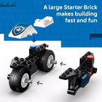 LEGO® Police Motorcycle Chase 60455, Ages 4+, Building Blocks (65 Pieces)