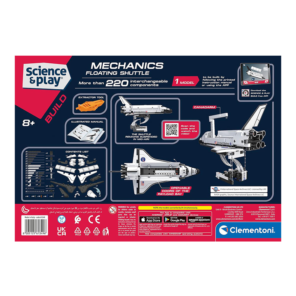 Clementoni Science and Play: Build Mechanics Floating Shuttle