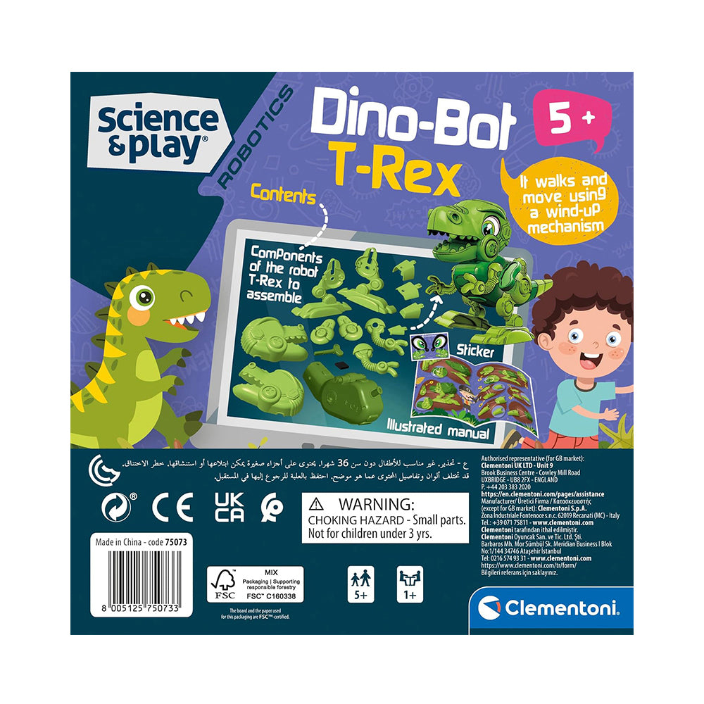Clementony Science and Play: Robotics Dino-Bot - T-Rex