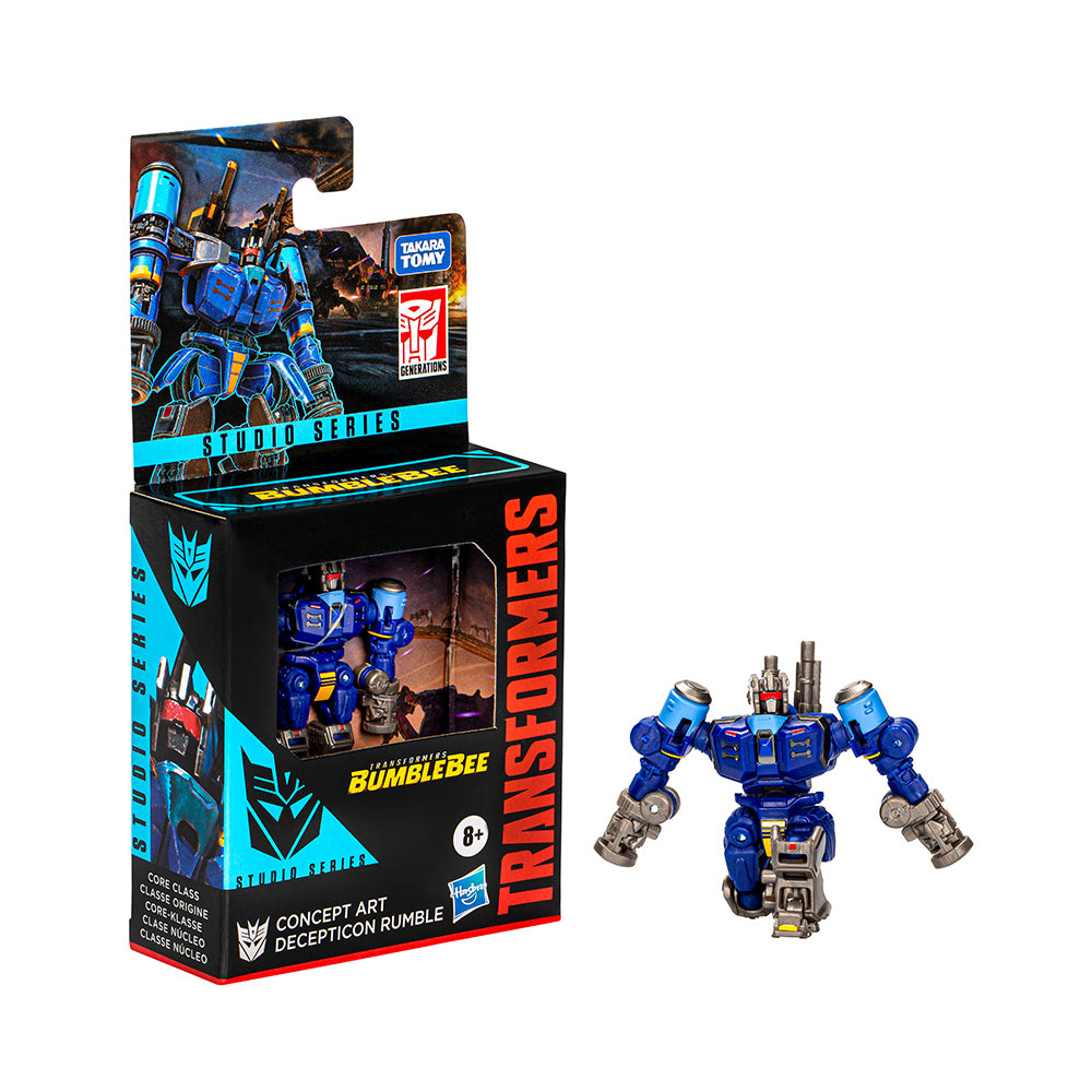 Transformers Studio Series Bumblebee Core Class Concept Art Decepticon Rumble 3.5-Inch Action Figure Main image