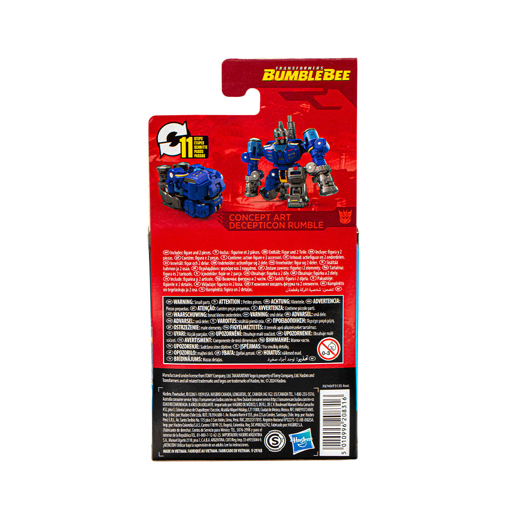 Transformers Studio Series Bumblebee Core Class Concept Art Decepticon Rumble 3.5-Inch Action Figure