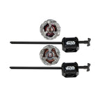 Takara Tomy Beyblade X Star Wars Set - The Mandalorian 3-60F and Moff Gideon 3-80N