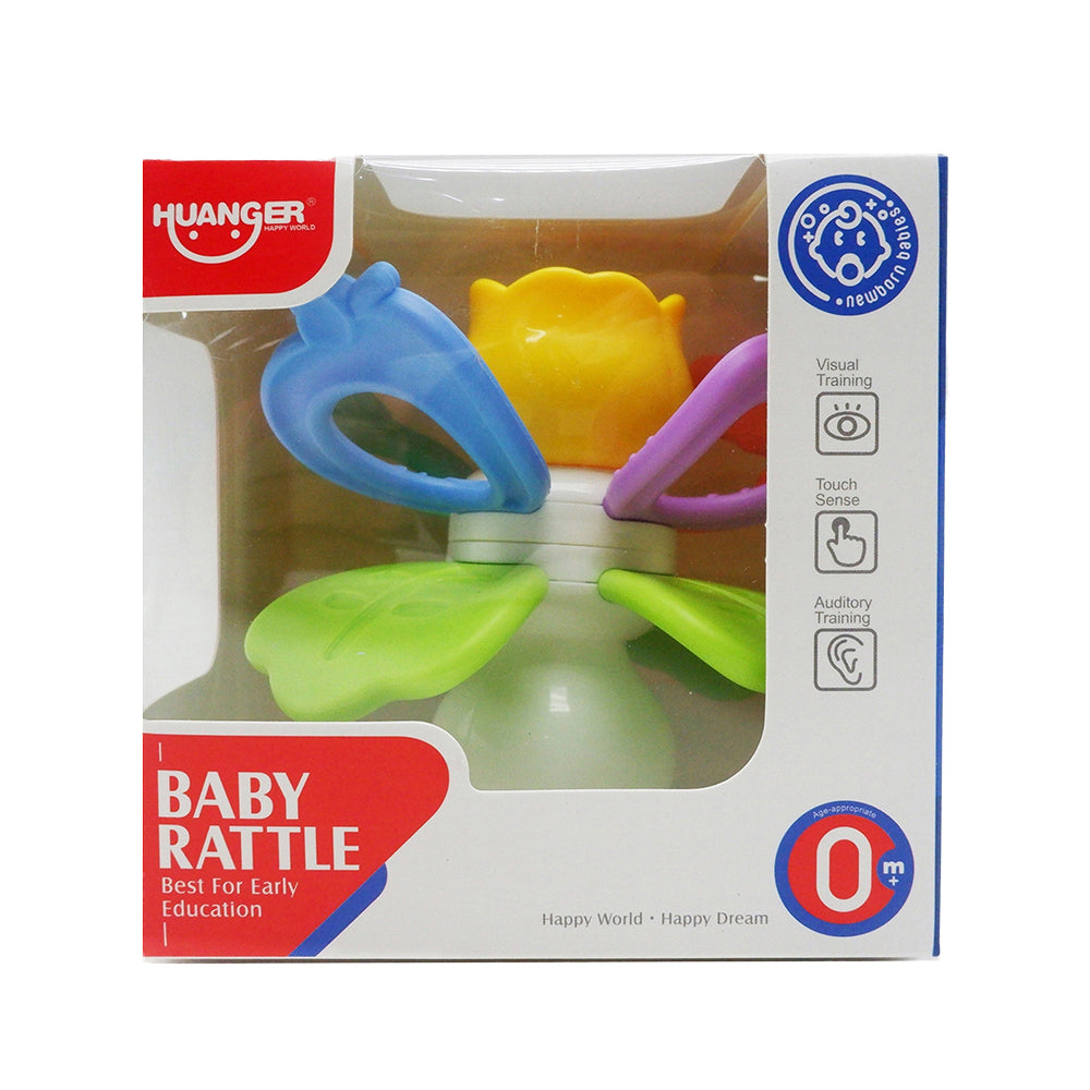 Huanger Toy Flower Baby Rattles