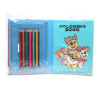 Paw Patrol 12 Pieces Color Pencils 32-Scenes Everyday Adventure Coloring Book