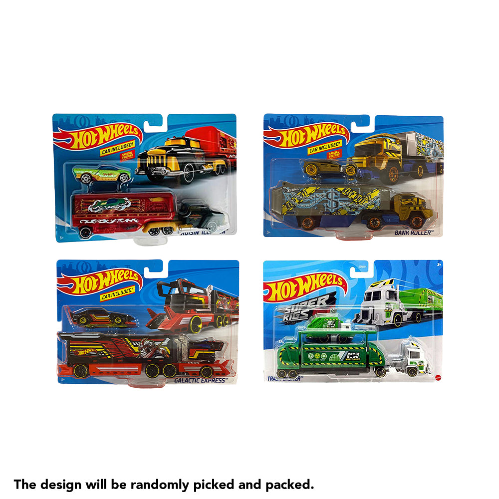 Hot Wheels Super Rigs Transporter Vehicle Assorted Styles Main image