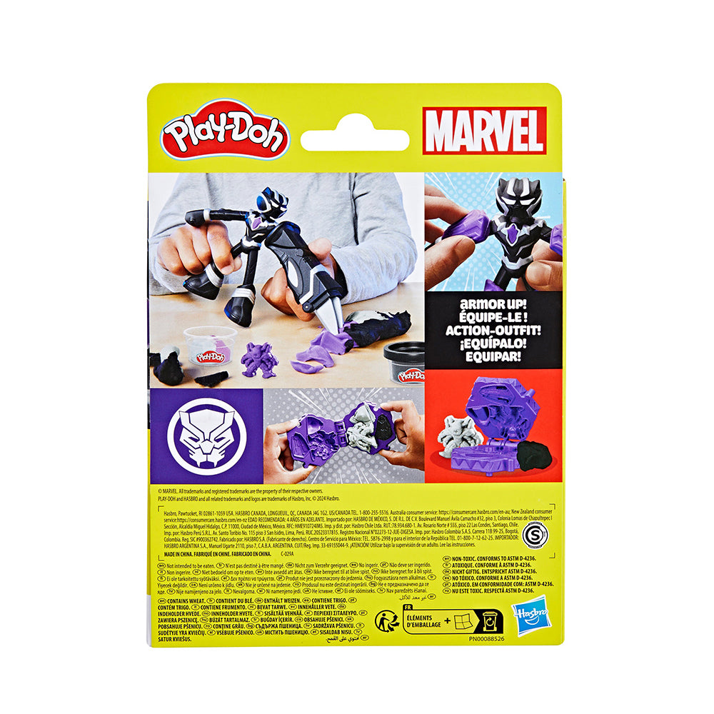 Play-Doh Marvel Cutting Claws Black Panther