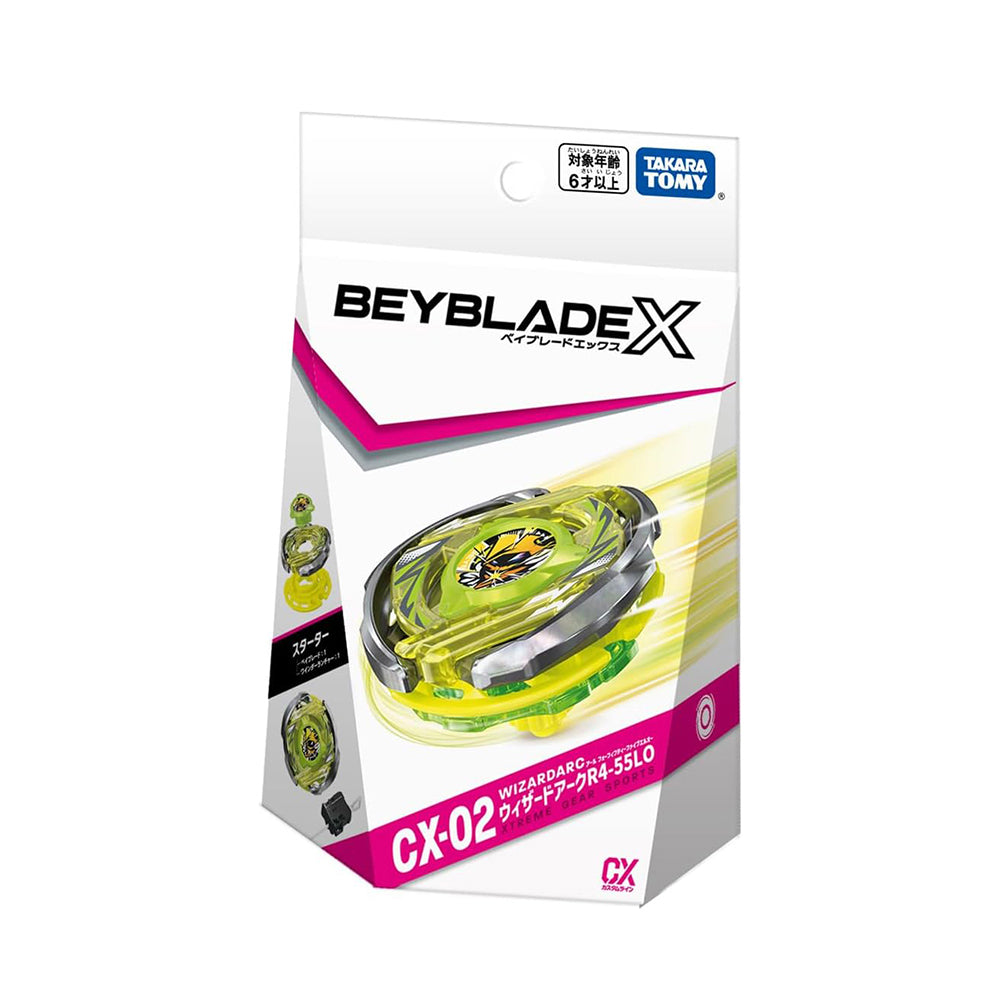 Takara Tomy Beyblade X CX Series - Wizardarc R4-55LO (CX-02)