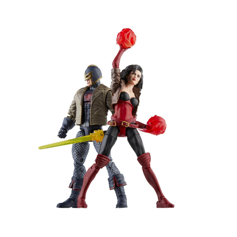 Marvel Legends Series Marvel Avengers Beyond Earth's Mightiest - Marvel's Black Knight and Marvel's Sersi 6-Inch Action Figure