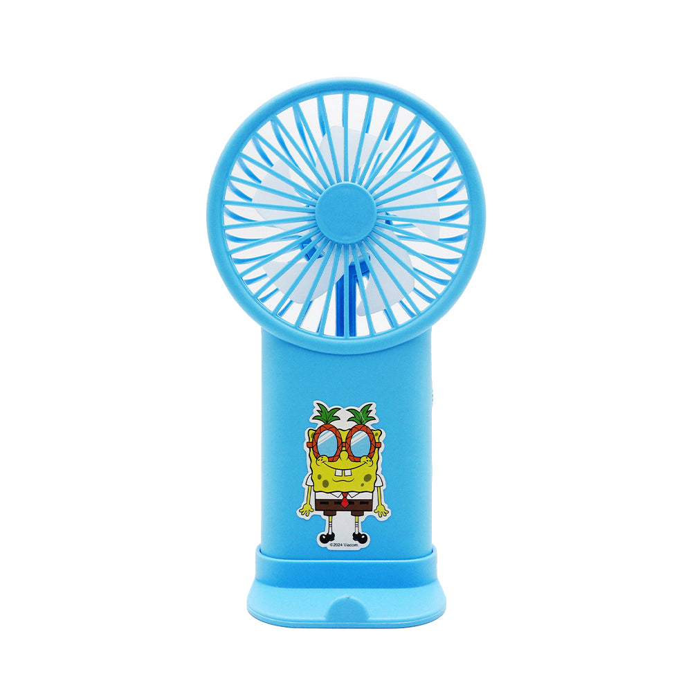 Spongebob Squarepants Mini Handheld Fan - Blue