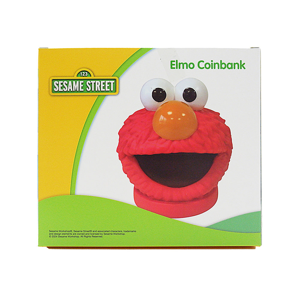 123 Sesame Street Coin Bank - Elmo Head