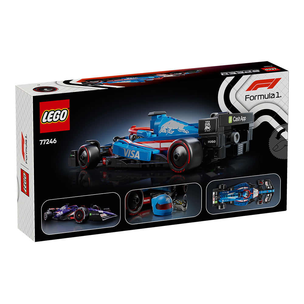 LEGO® Speed Champions LEGO Visa Cash App RB VCARB 01 F1® Race Car 77246, Ages 18+, Building Blocks (248 Pieces)