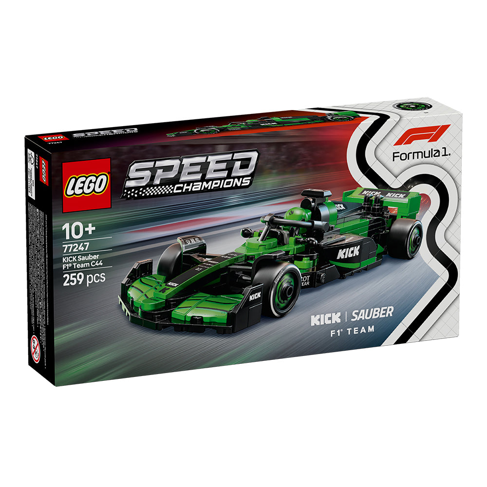LEGO® Speed Champions KICK Sauber F1® Team C44 Race Car 77247, Ages 10+, Building Blocks (259 Pieces)