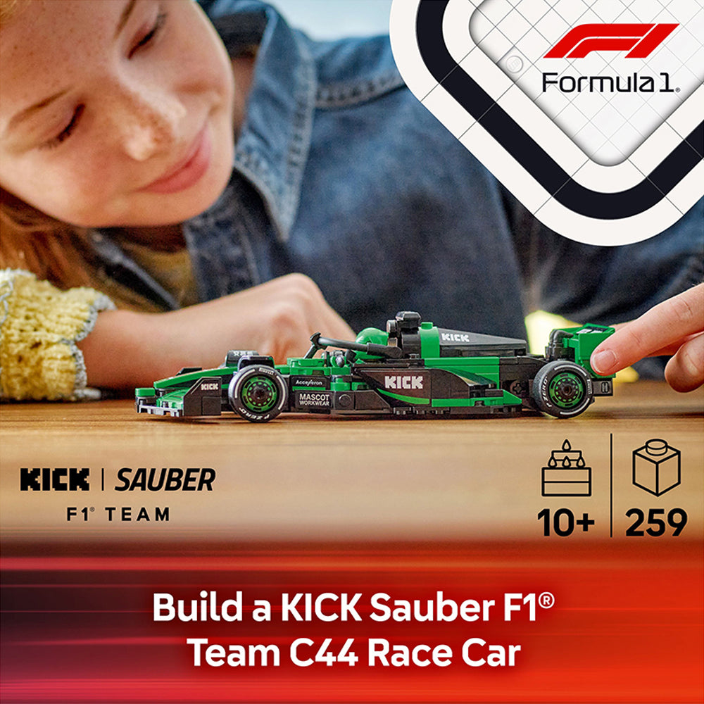 LEGO® Speed Champions KICK Sauber F1® Team C44 Race Car 77247, Ages 10+, Building Blocks (259 Pieces)