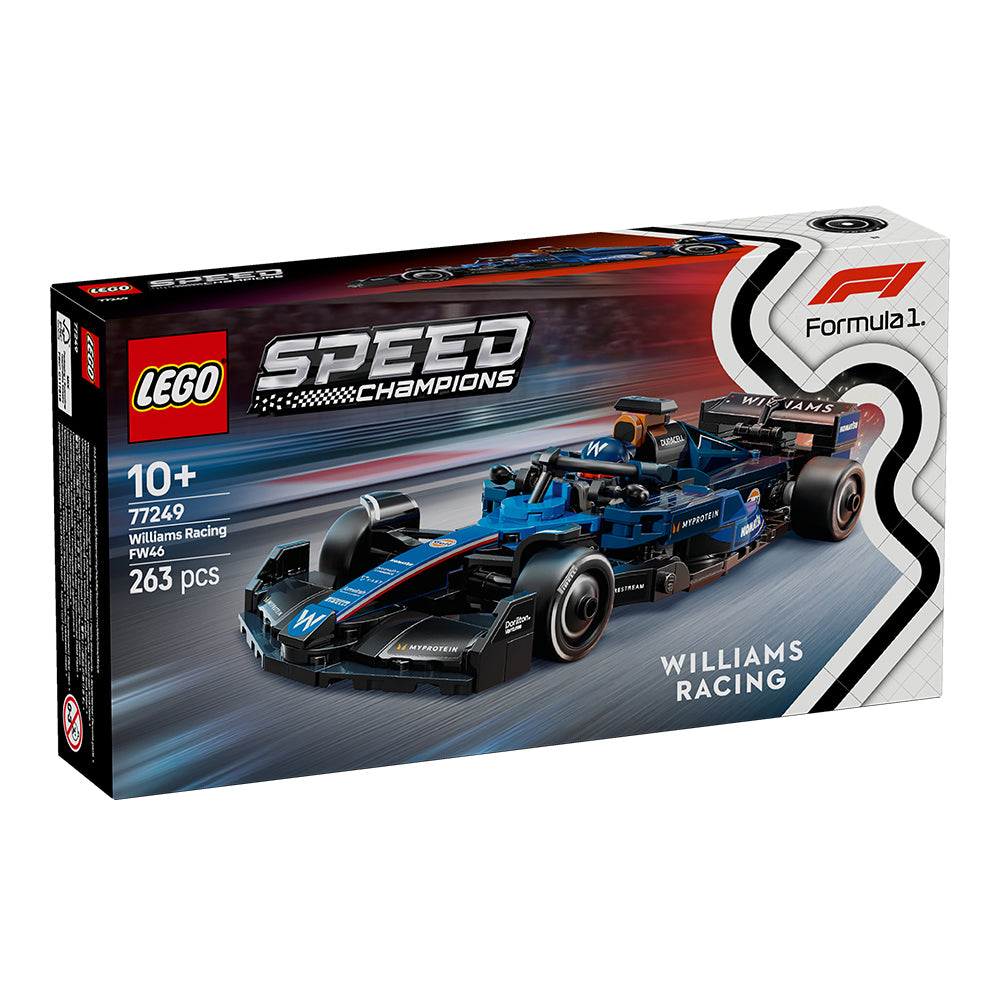 LEGO® Speed Champions Williams Racing FW46 F1® Race Car 77249, Ages 10+, Building Blocks (263 Pieces) Main image