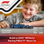 LEGO® Speed Champions Williams Racing FW46 F1® Race Car 77249, Ages 10+, Building Blocks (263 Pieces)