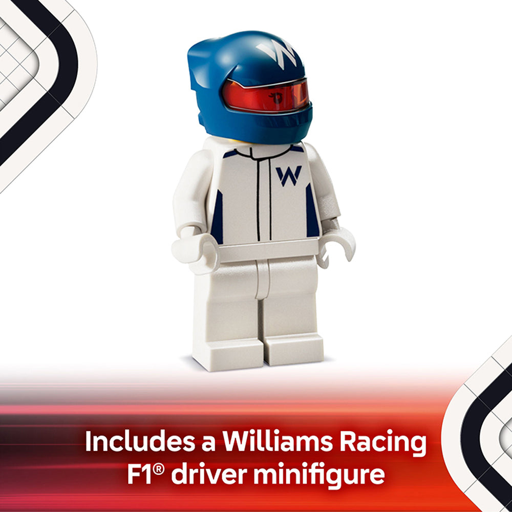 LEGO® Speed Champions Williams Racing FW46 F1® Race Car 77249, Ages 10+, Building Blocks (263 Pieces)