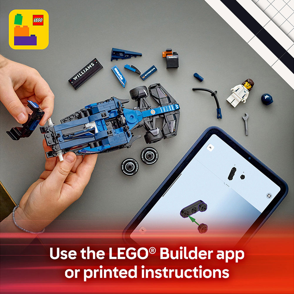 LEGO® Speed Champions Williams Racing FW46 F1® Race Car 77249, Ages 10+, Building Blocks (263 Pieces)