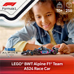 LEGO® Speed Champions BWT Alpine F1® Team A524 Race Car 77248, Ages 10+, Building Blocks (258 Pieces)