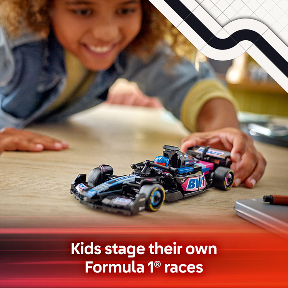 LEGO® Speed Champions BWT Alpine F1® Team A524 Race Car 77248, Ages 10+, Building Blocks (258 Pieces)