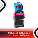 LEGO® Speed Champions BWT Alpine F1® Team A524 Race Car 77248, Ages 10+, Building Blocks (258 Pieces)