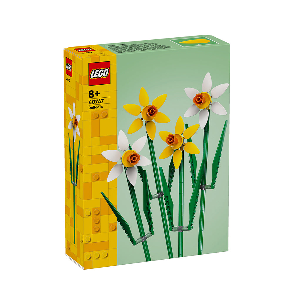 LEGO® Daffodils 40747  , Ages 8+, Building Blocks (216 Pieces)