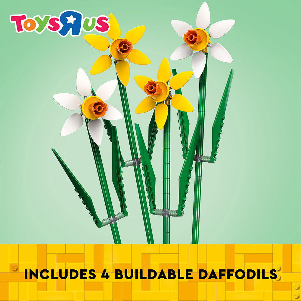 LEGO® Daffodils 40747  , Ages 8+, Building Blocks (216 Pieces)