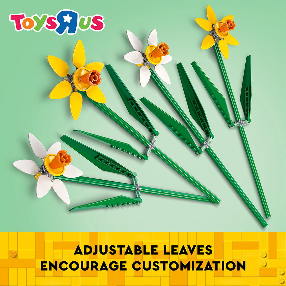 LEGO® Daffodils 40747  , Ages 8+, Building Blocks (216 Pieces)