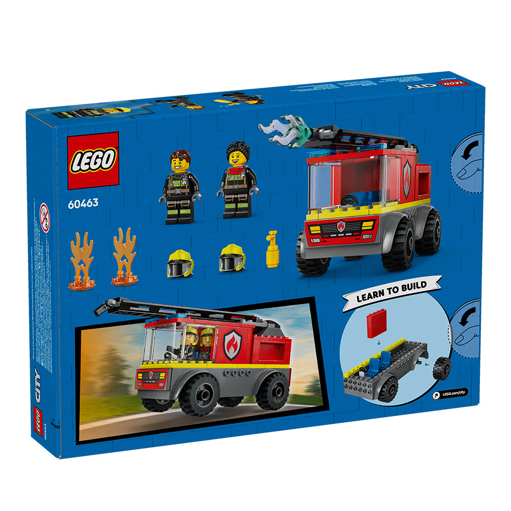 LEGO® City 60463 Ladder Fire Engine, Ages 4+, Building Blocks (82 Pieces)