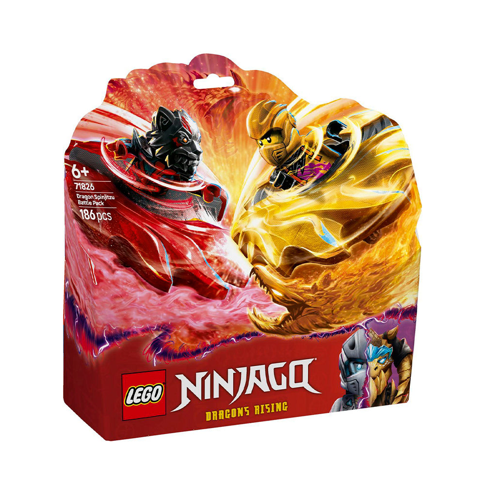 LEGO® NINJAGO® 71826 Dragon Spinjitzu Battle Pack, Ages 6+, Building Blocks (186 Pieces)