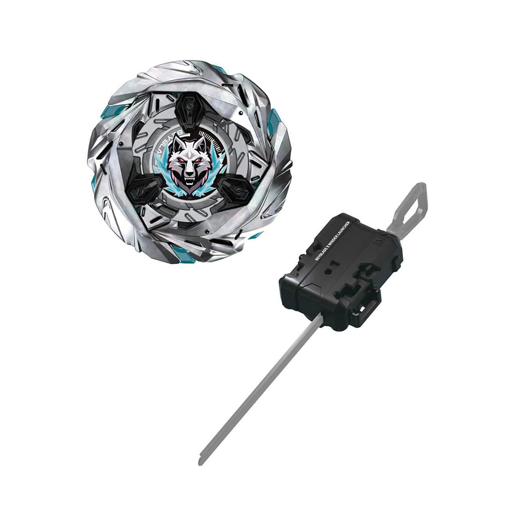 Takara Tomy Beyblade X UX Series - Starter Silver Wolf 3-80FB (UX-08)