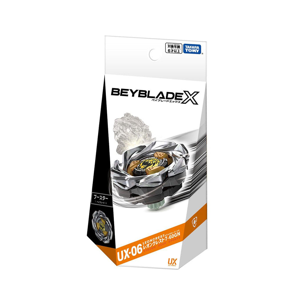 Takara Tomy Beyblade X UX Series - Leon Crest 7-60GN (UX-06)