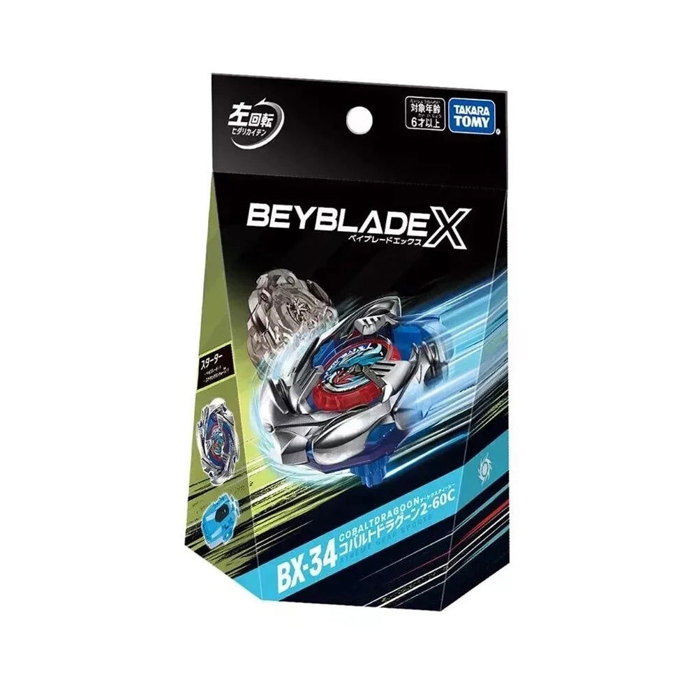 Takara Tomy Beyblade X BX Series - Cobalt Dragoon 2-60C (BX-34)