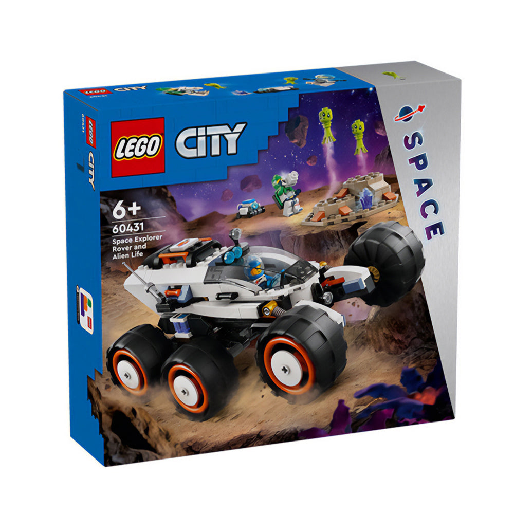 LEGO® City Space Explorer Rover and Alien Life toy playset 60431, Ages 6+, Building Blocks (311 Pieces)
