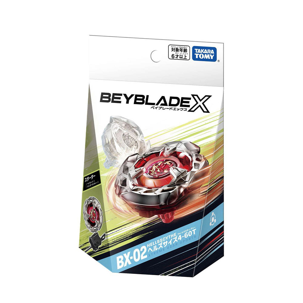 Takara Tomy Beyblade X BX Series - Hells Scythe 4-60T (BX-02)