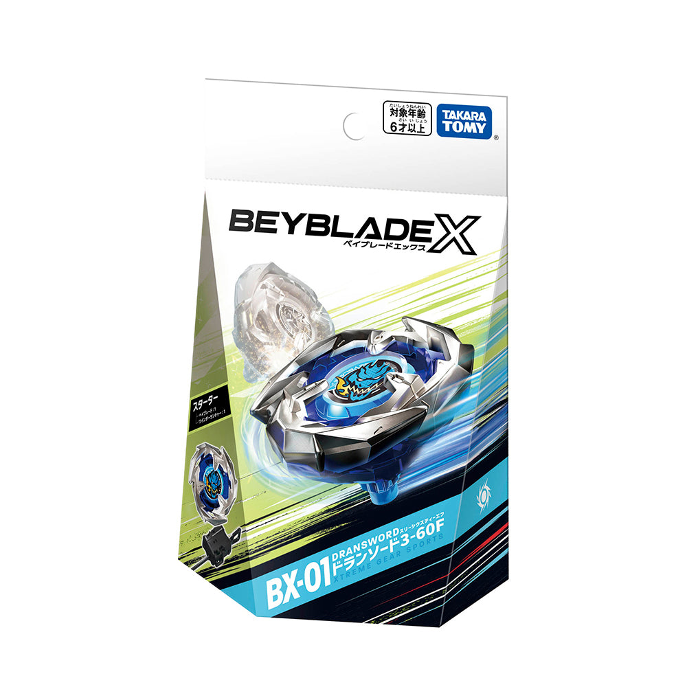 Takara Tomy Beyblade X BX Series - Dran Sword 3-60F (BX-01)