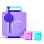 Omielife Omiedips Silicone Dip Containers - Pink & Teal