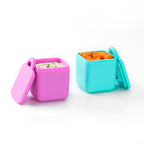 Omielife Omiedips Silicone Dip Containers - Pink & Teal