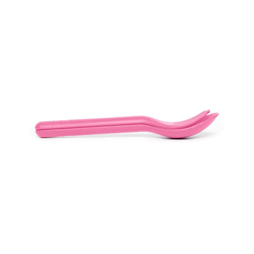 Omielife Omiepod Fork, Spoon & Pod Set - Bubble Pink