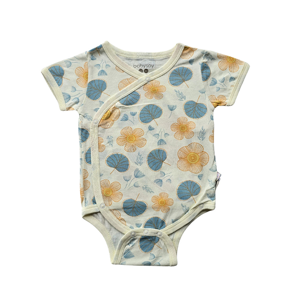 Babysoy Spring Blossom Kimono Onesie Main image