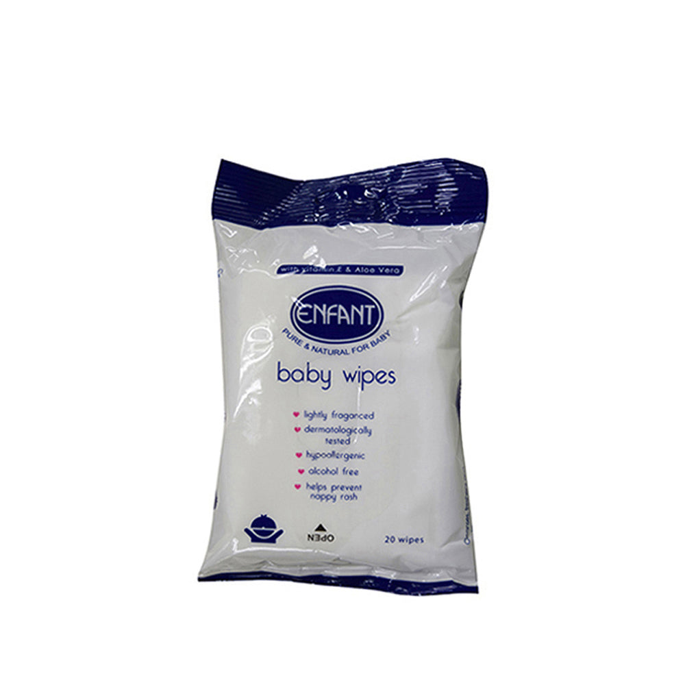 Enfant Baby Wipes 20 Pulls