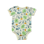 Babysoy Flowers Kimono Onesie