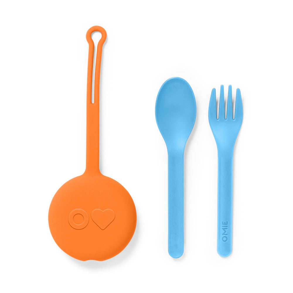 Omielife Omiepod Fork, Spoon & Pod Set