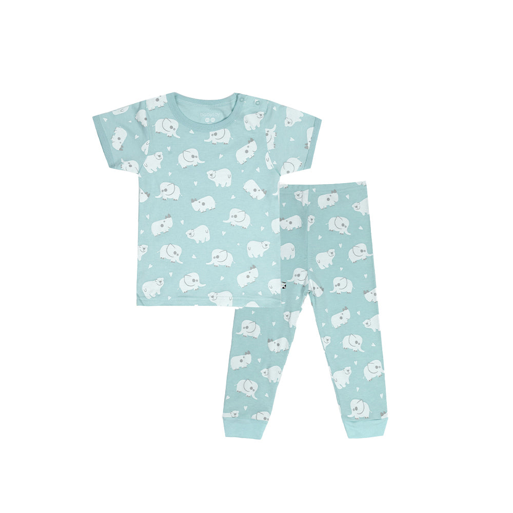 Babysoy Animal Pattern Harbor 2-pc PJ Set