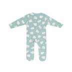 Babysoy Animal Pattern Harbor Zipper Footie for 12-18 Months