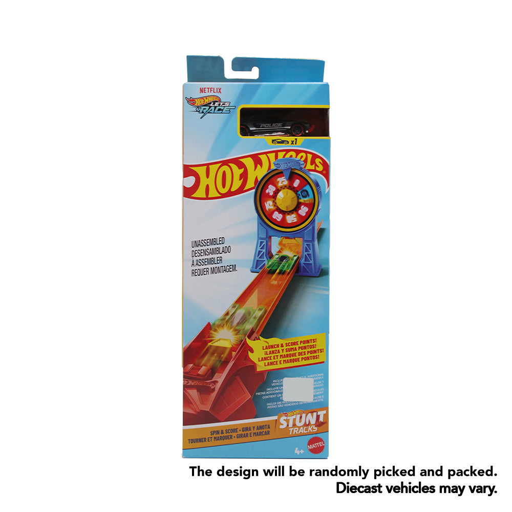 Hotwheels Spin & Score Stunt Tracks Asstorted