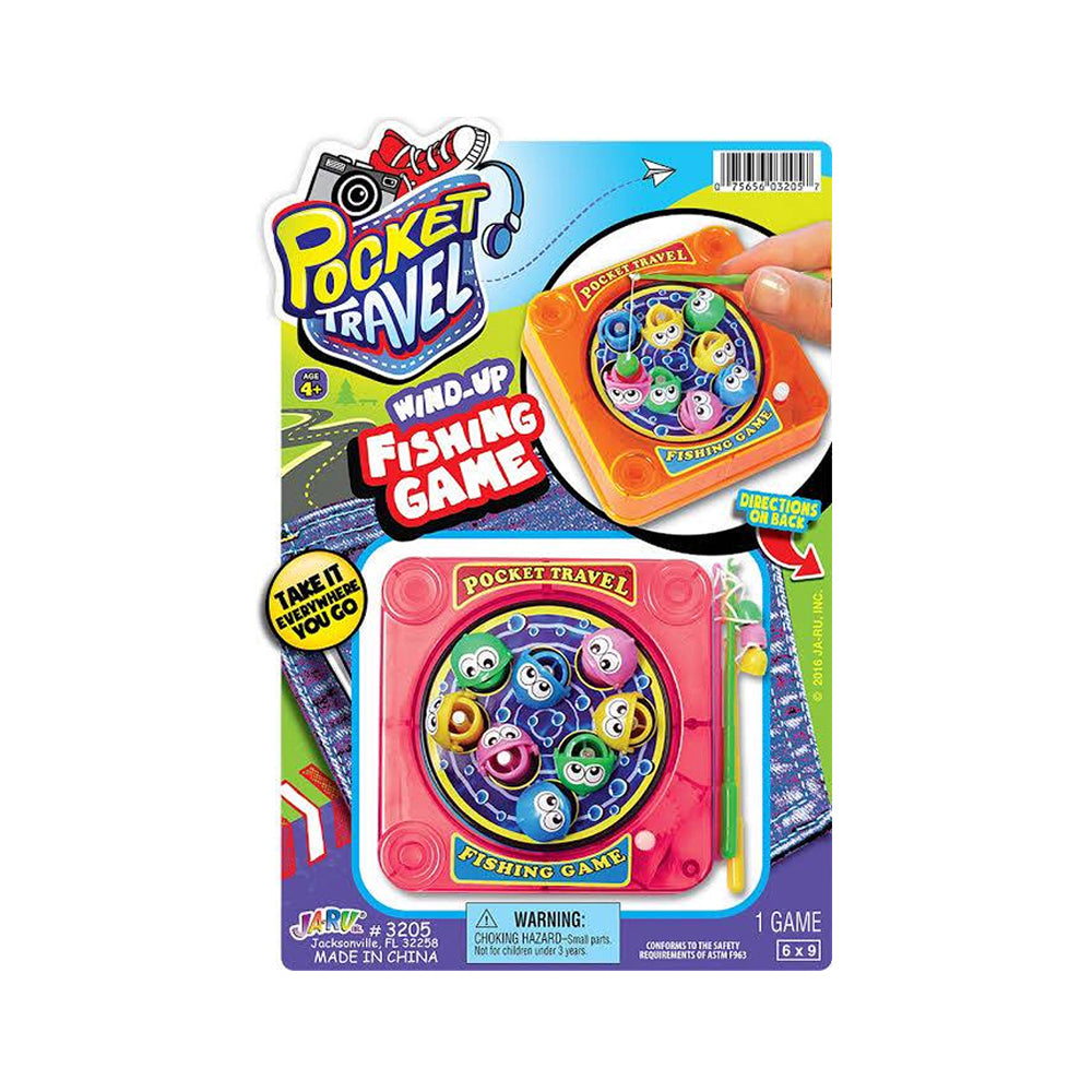 Pocket Travel Wind Up Fishing Game