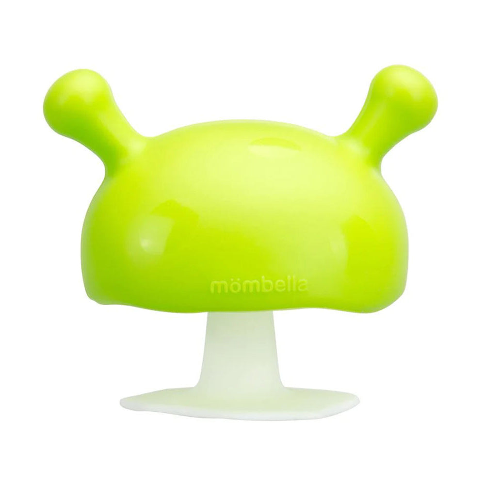 Mombella Mushroom Soothing Teething Teether (Green)