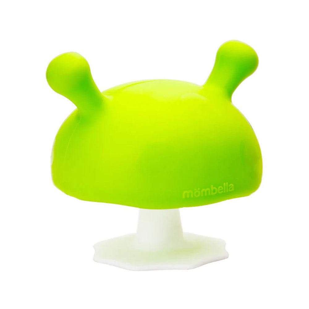 Mombella Mushroom Soothing Teething Teether (Green)