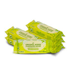 Organic Wipes Cleansing Wipes 12s (Pack of 6)
