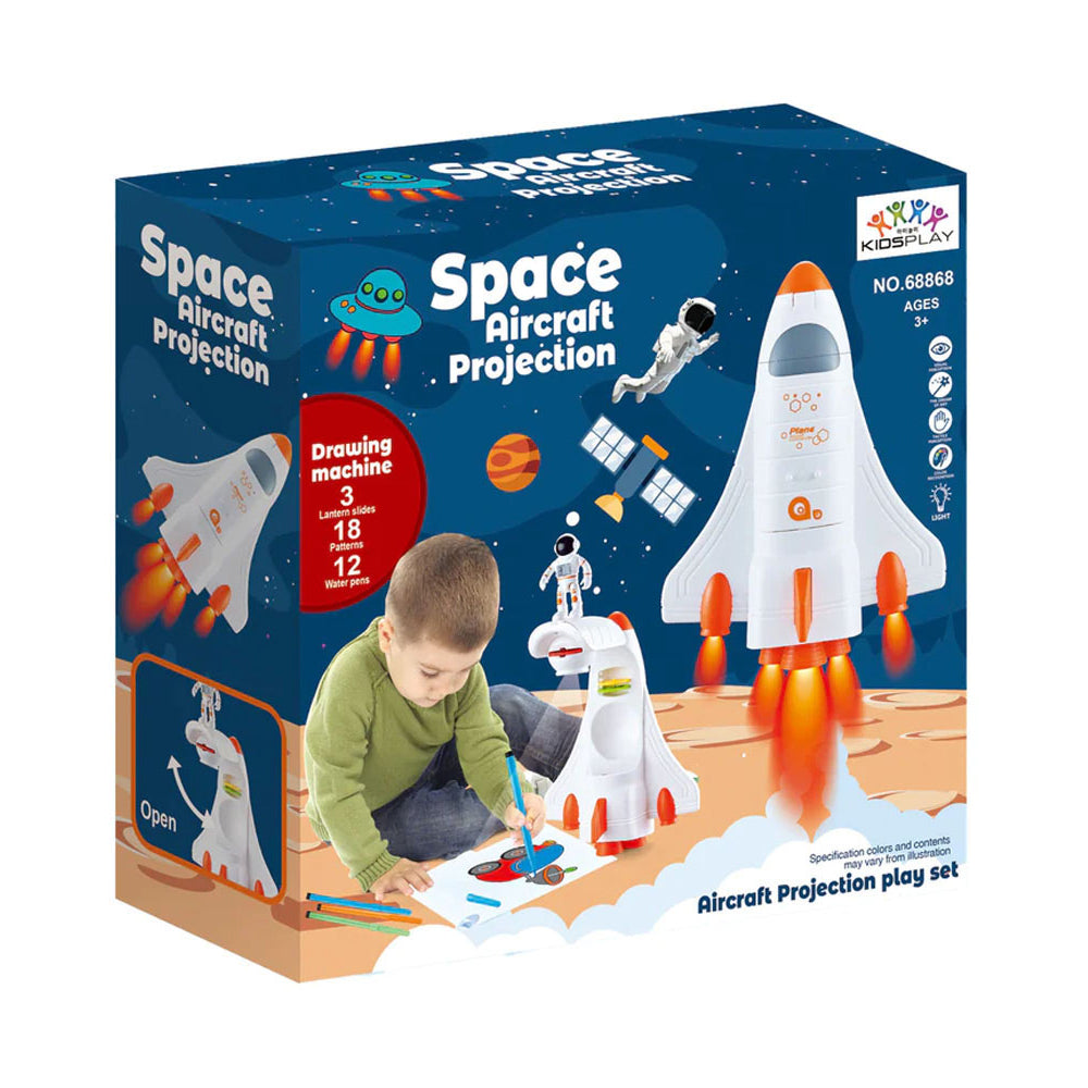 Kidsplay Space Aircraft Projection Drawing Machine